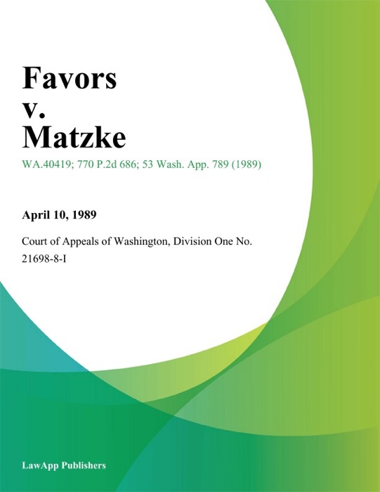 Favors V. Matzke