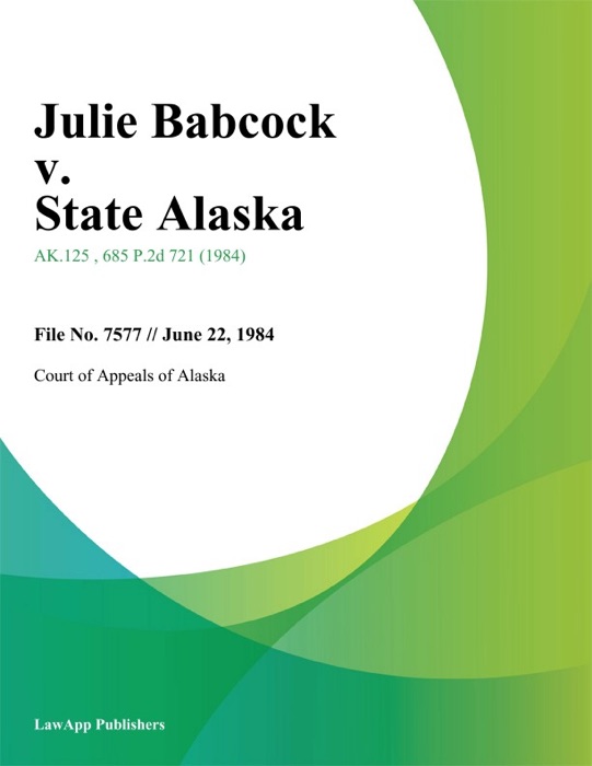 Julie Babcock v. State Alaska