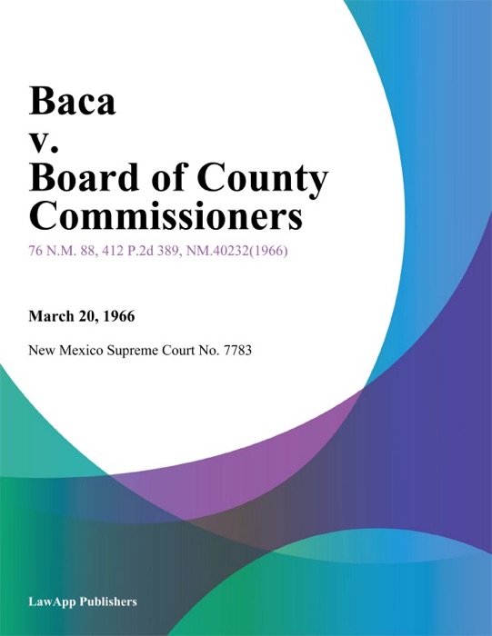 Baca v. Board of County Commissioners