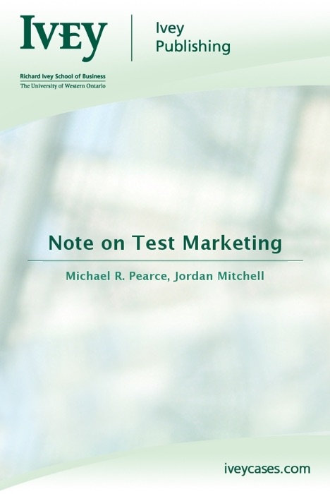 Note on Test Marketing