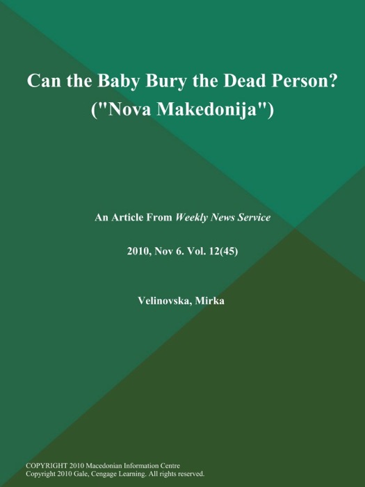 Can the Baby Bury the Dead Person? (