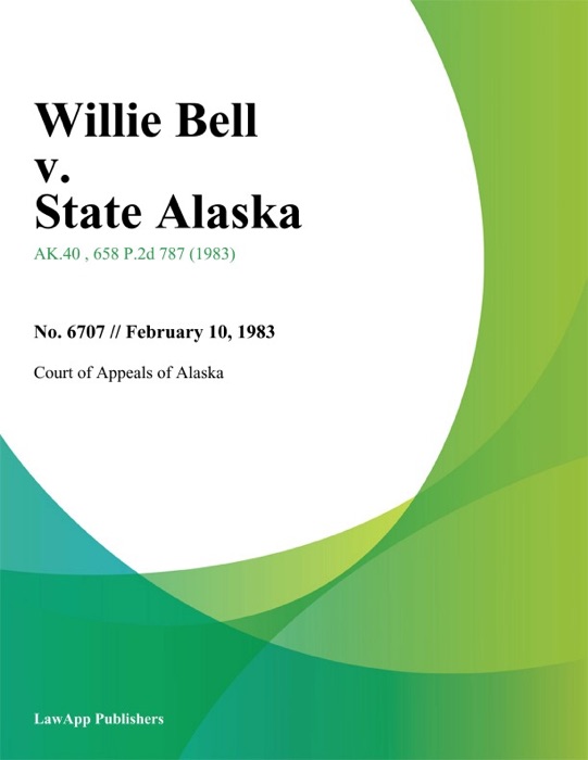 Willie Bell v. State Alaska