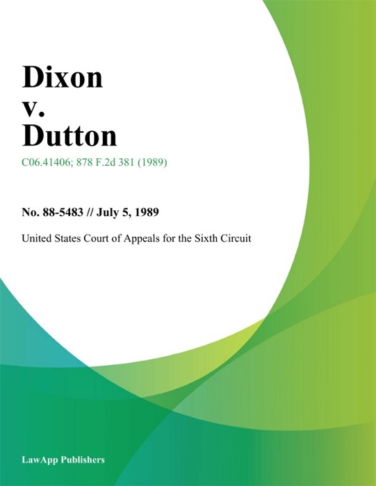 Dixon v. Dutton