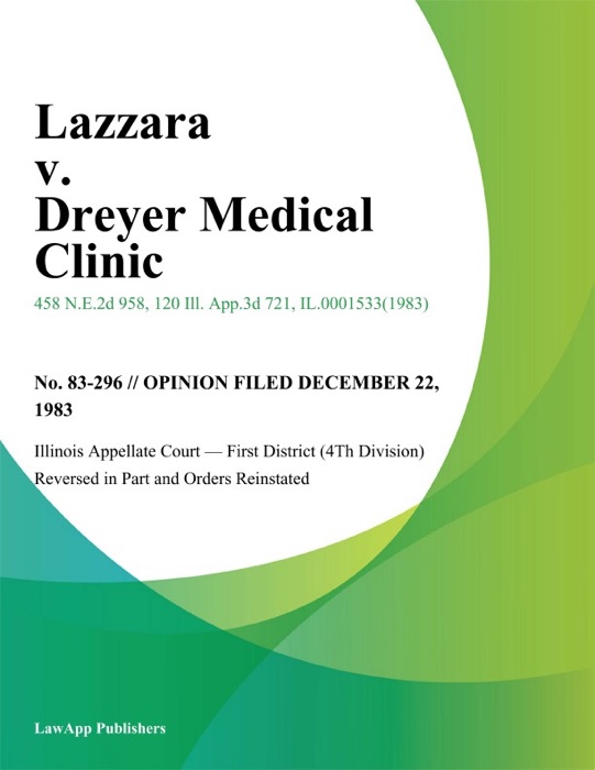 Lazzara v. Dreyer Medical Clinic