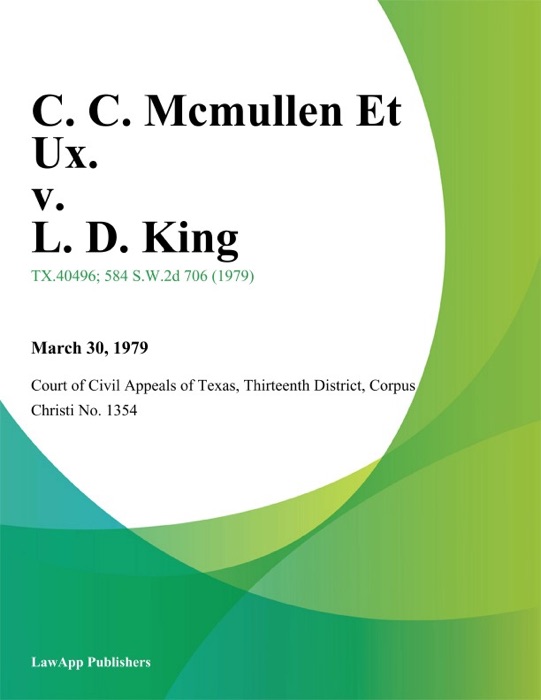 C. C. Mcmullen Et Ux. v. L. D. King
