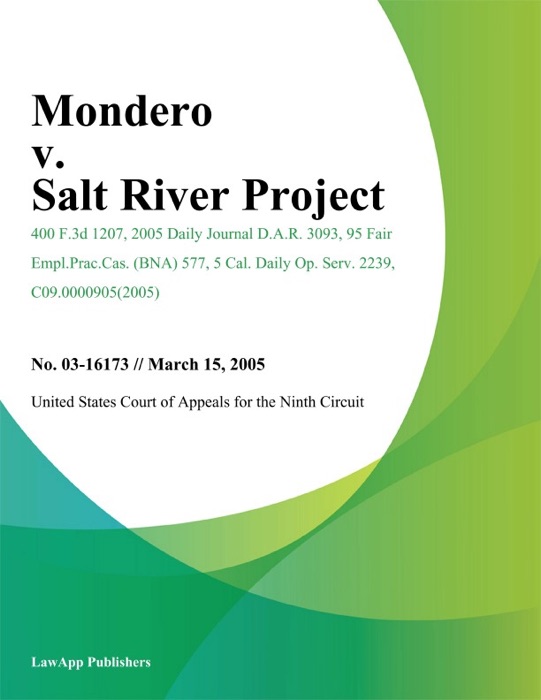 Mondero v. Salt River Project