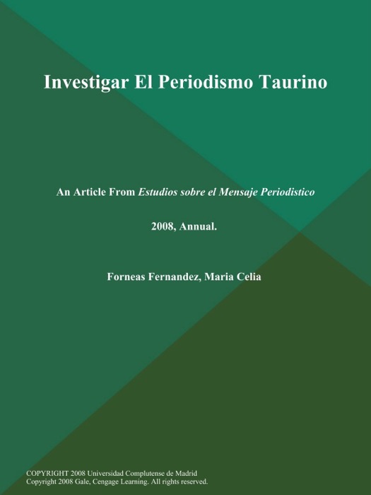 Investigar El Periodismo Taurino