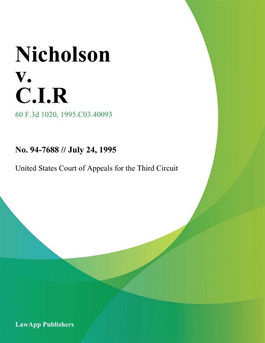 Nicholson v. C.I.R