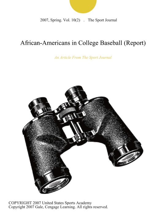 African-Americans in College Baseball (Report)