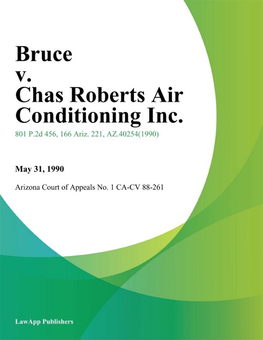 Bruce V. Chas Roberts Air Conditioning Inc.