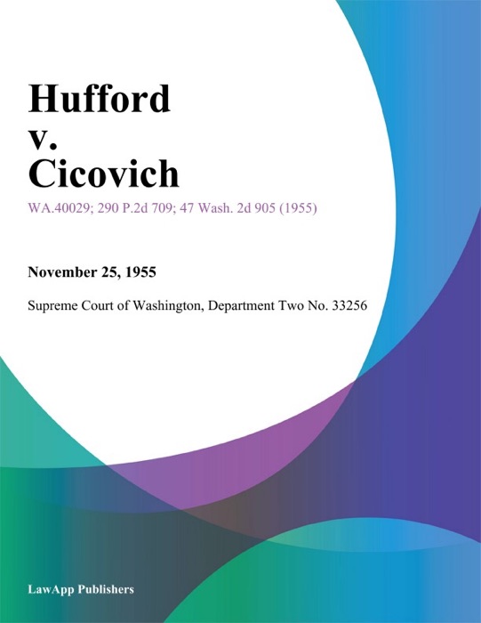 Hufford v. Cicovich