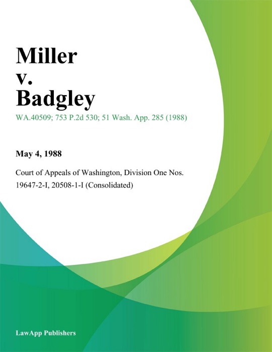 Miller V. Badgley