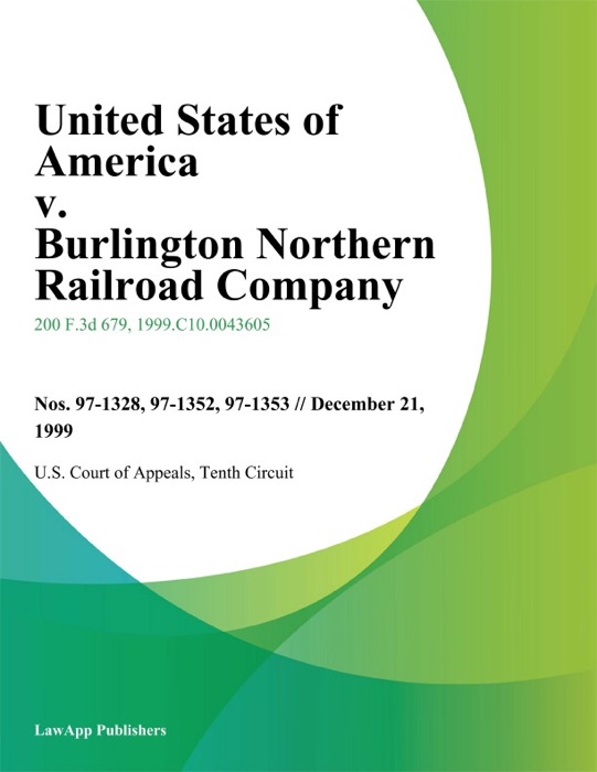 United States of America v. Burlington Northern Railroad Company