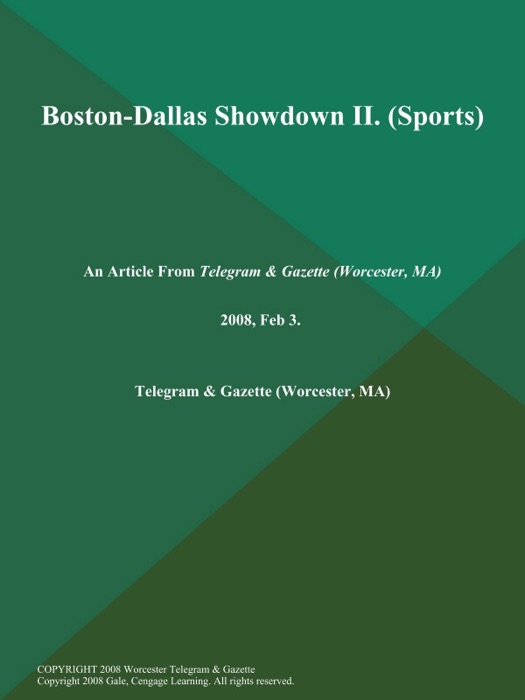 Boston-Dallas Showdown II (Sports)