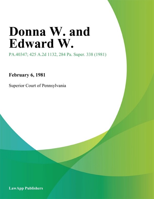 Donna W. and Edward W.