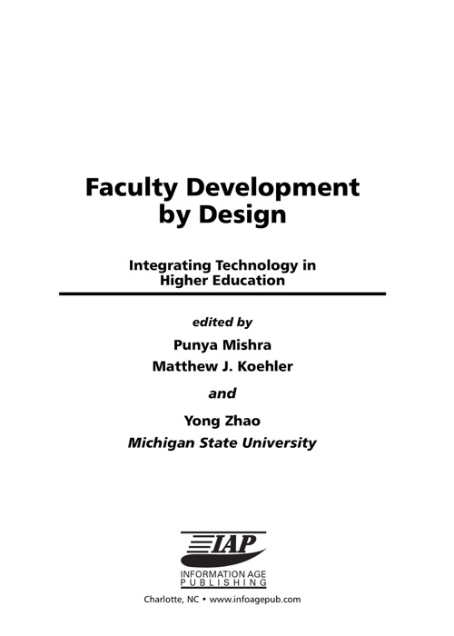 Faculty Development by Design