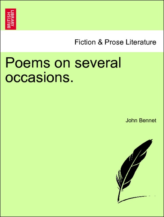 Poems on several occasions.