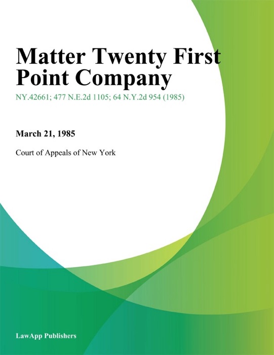 Matter Twenty First Point Company