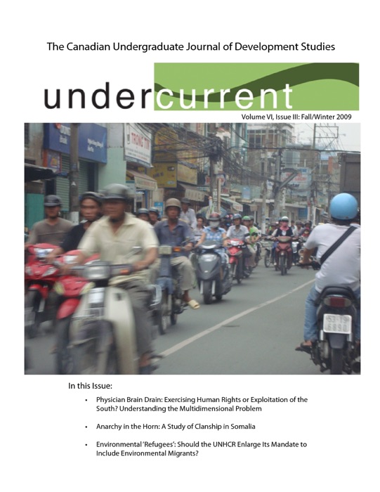 Undercurrent Journal, Vol. 6, Issue 3 (Fall/Winter 2009)