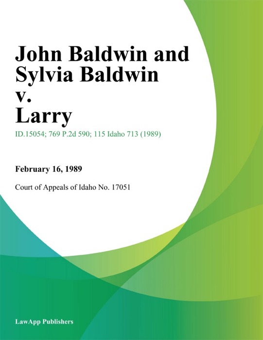 John Baldwin and Sylvia Baldwin v. Larry