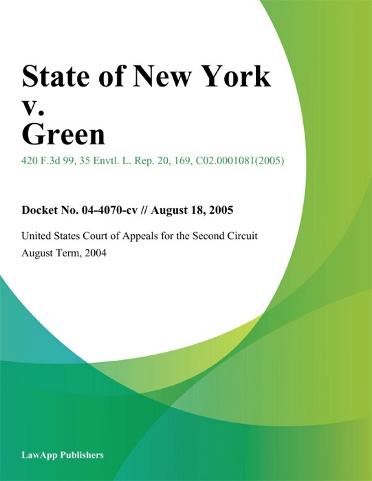 State of New York v. Green