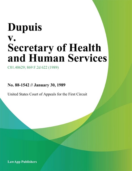 Dupuis v. Secretary of Health and Human Services