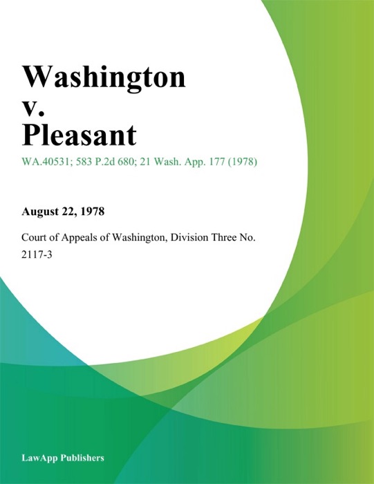 Washington V. Pleasant