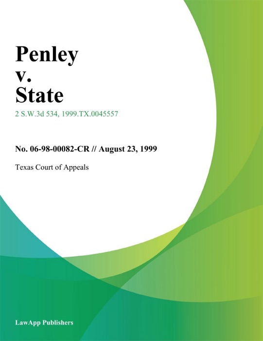 Penley V. State