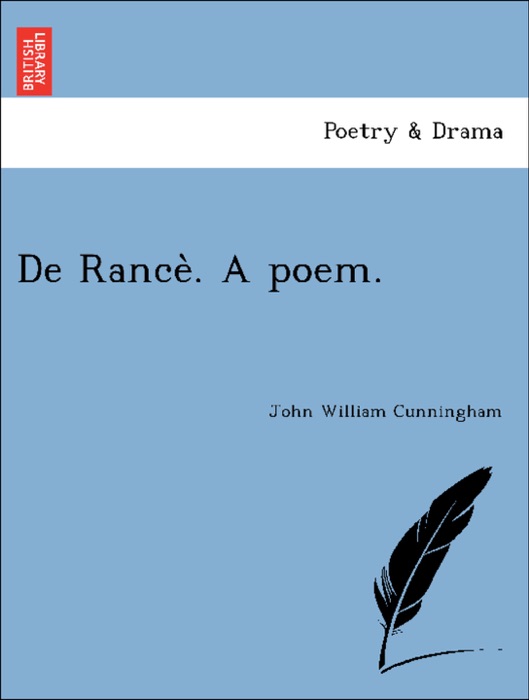 De Rancè. A poem.