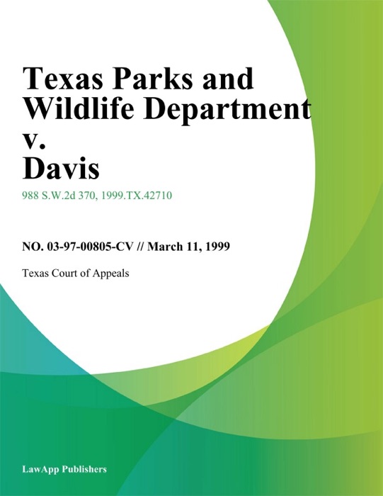 Texas Parks and Wildlife Department v. Davis