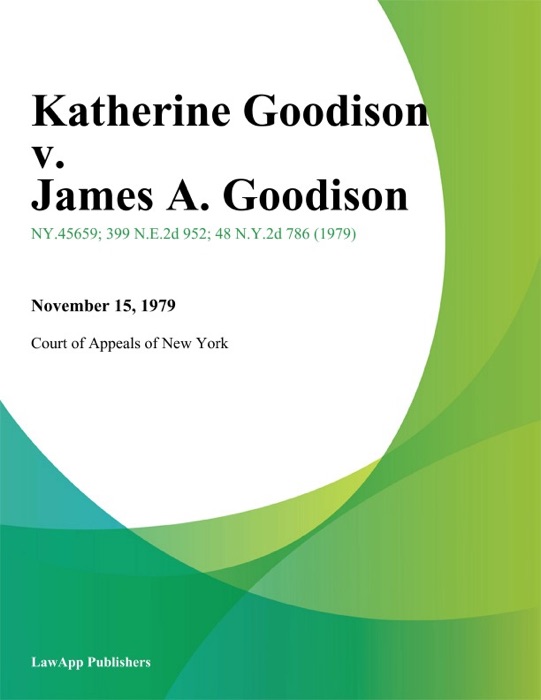 Katherine Goodison v. James A. Goodison