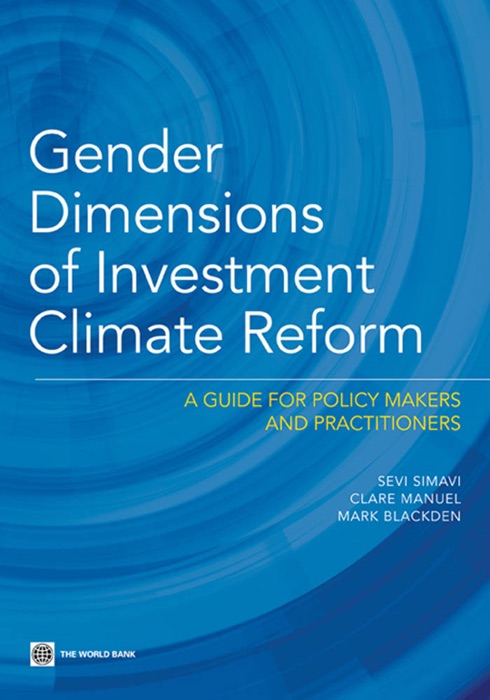 Gender Dimensions of Investment Climate Reform