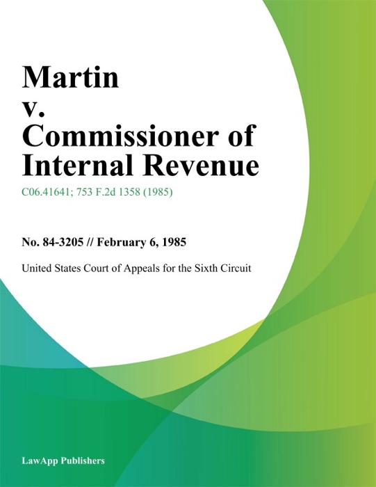 Martin V. Commissioner Of Internal Revenue