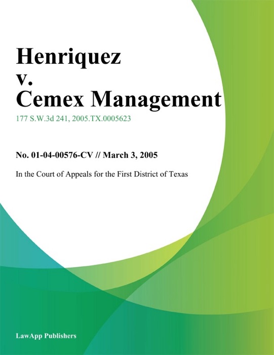 Henriquez v. Cemex Management