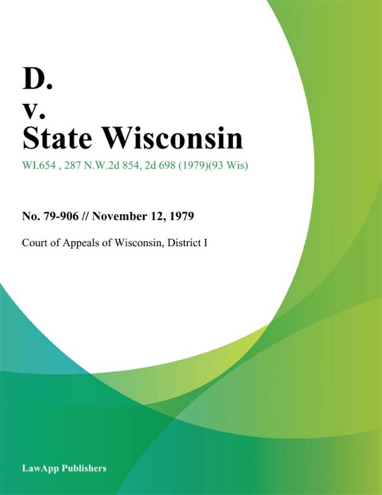 D. v. State Wisconsin