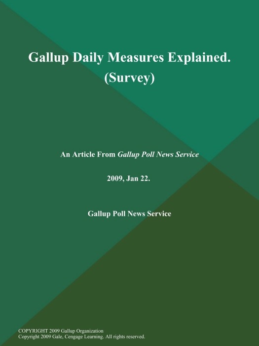 Gallup Daily Measures Explained (Survey)