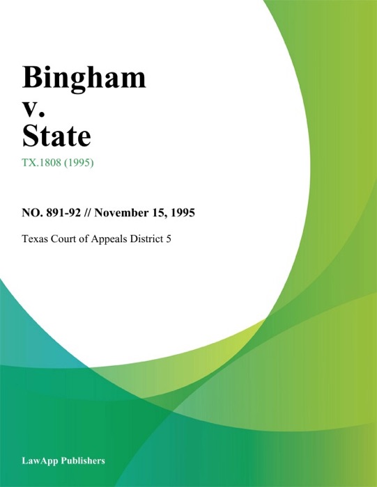 Bingham v. State