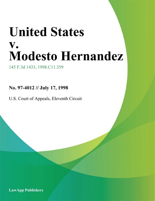 United States V. Modesto Hernandez