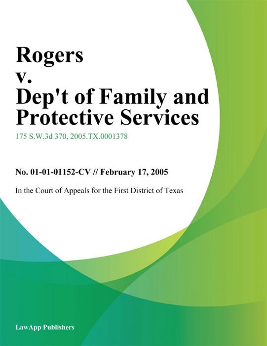 Rogers v. Dept of Family and Protective Services