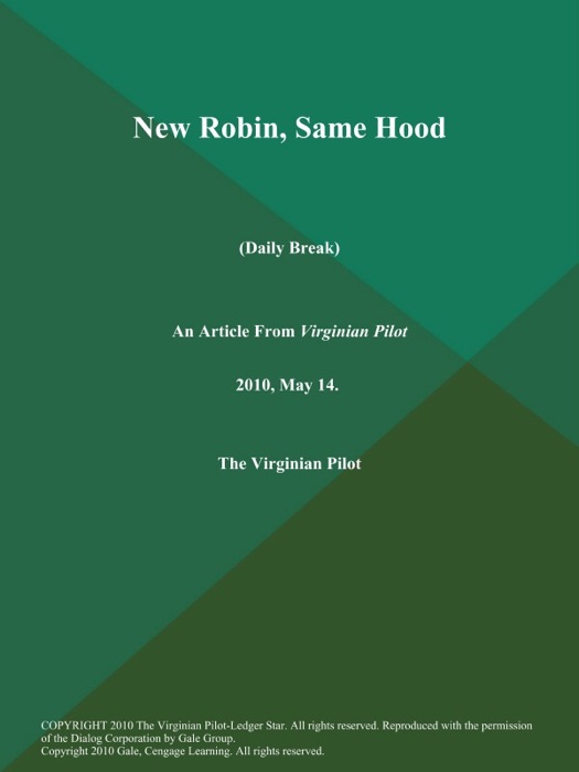 New Robin, Same Hood (Daily Break)