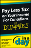 Christie Henderson, Brian Quinlan & Suzanne Schultz - Pay Less Tax on Your Income In a Day For Canadians For Dummies artwork