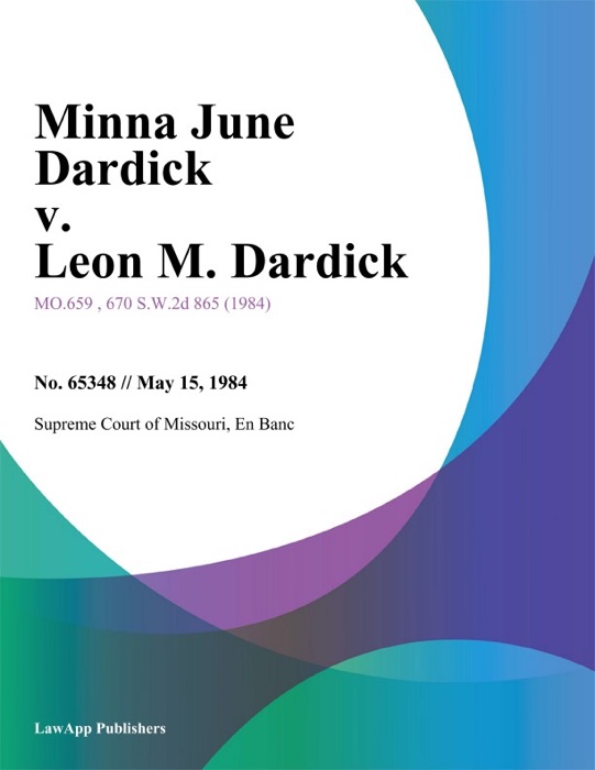 Minna June Dardick v. Leon M. Dardick