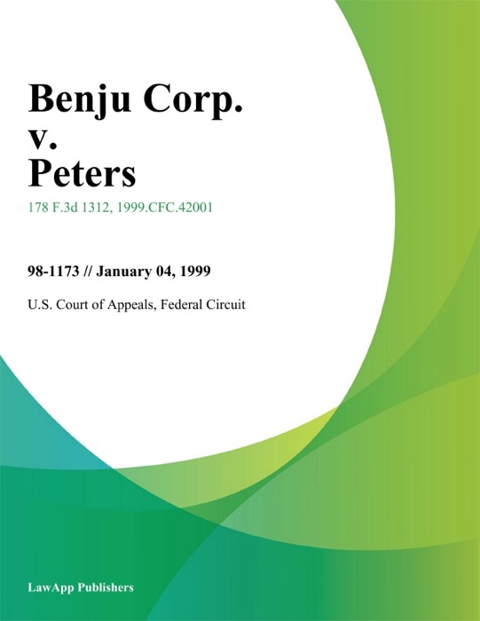 Benju Corp. V. Peters