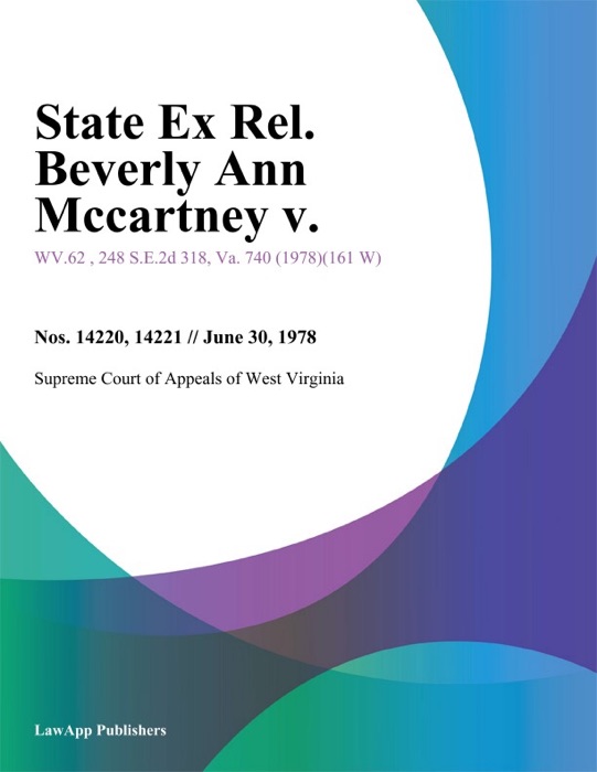 State Ex Rel. Beverly Ann Mccartney V.