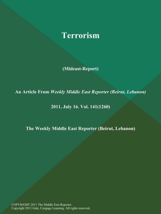 Terrorism (Mideast-Report)
