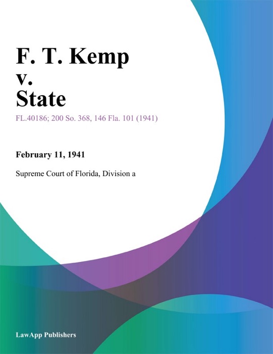 F. T. Kemp v. State