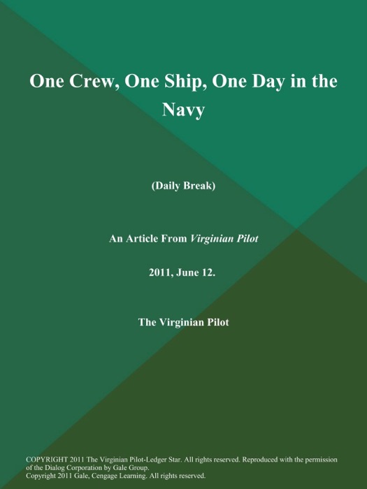 One Crew, One Ship, One Day in the Navy (Daily Break)