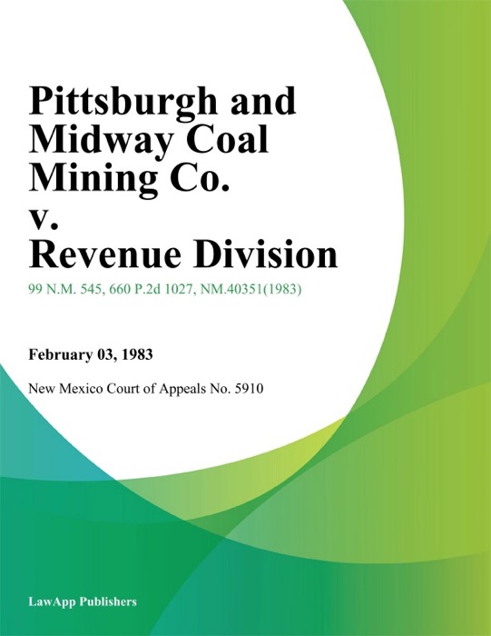 Pittsburgh And Midway Coal Mining Co. V. Revenue Division
