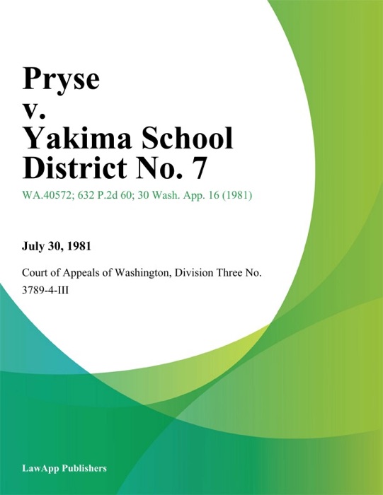 Pryse V. Yakima School District No. 7
