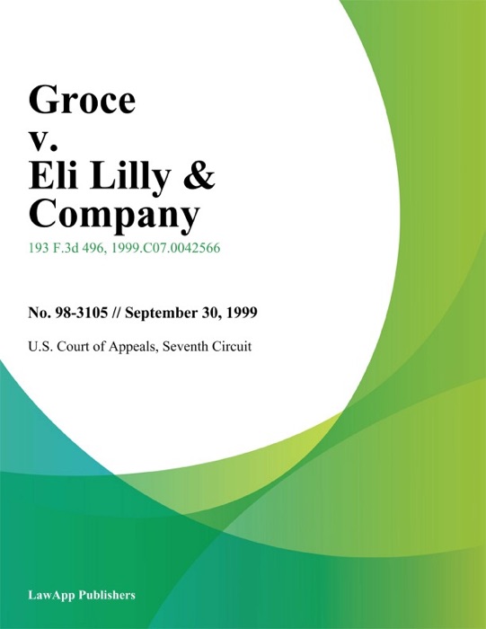 Groce V. Eli Lilly & Company